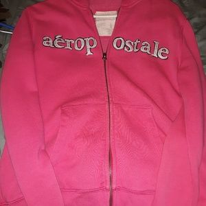 Womens Aeropostale zip up hooded jacket